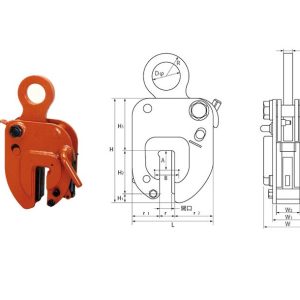 Vertical Non-marring Clamp – Model NE
