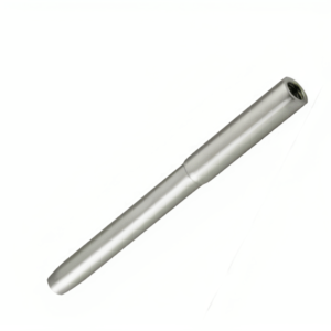 Satin 316 stainless steel internal threaded terminal for wire rope cable balustrade tensioning.