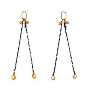 Two Leg Adjustable Chain Slings – Clevis Self-Lock Hook