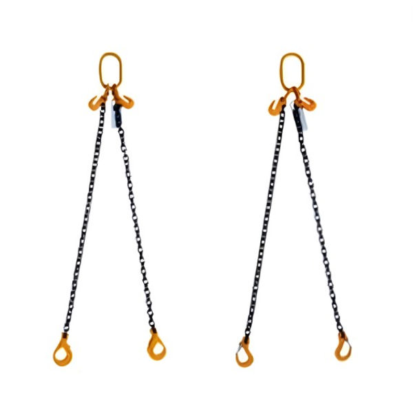 Two Leg Adjustable Chain Slings – Clevis Self-Lock Hook