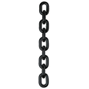 Grade 80 black alloy steel lifting chain with matte protective finish
