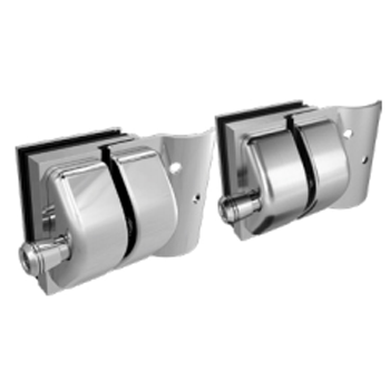 Classic Range Latch – Glass to Round Post Stainless Steel
