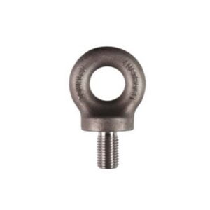 Grade 4 imperial forged steel shoulder eye bolt for industrial rigging and lifting