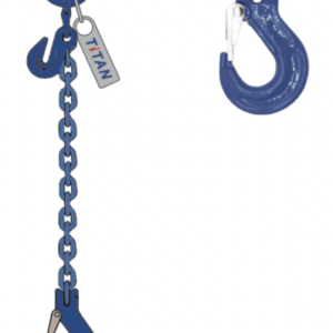 G100 Single Leg C/W Eye Shorteners & Clevis Safety Sling Hook