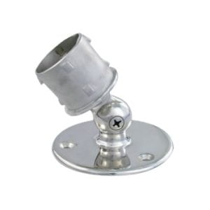 Rail Support Adjustable Round Base G316