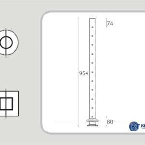 Round Drilled Posts/Mid Posts