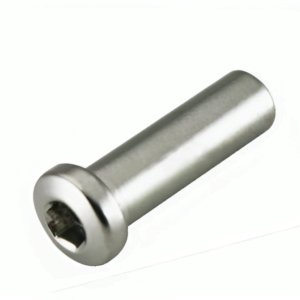 Polished 316 stainless steel button head socket sleeve nut for balustrade fixings