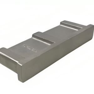Satin finish 316 grade stainless steel end cap for industrial safety kerb rail systems