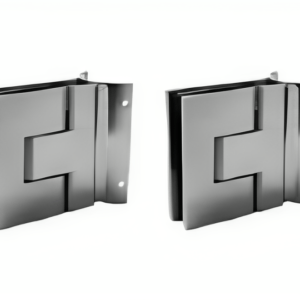 Soft Close Glass to Round Post Hinge G316 – Pair of 2