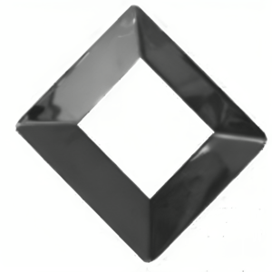 Mirror polished 316 stainless steel square base plate cover for balustrade posts.