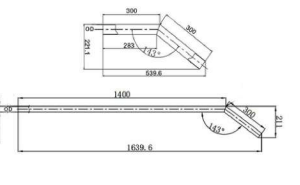 Tube Bend 37 Degree G316 – Horizontal