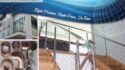 Glass stair balustrade for the home