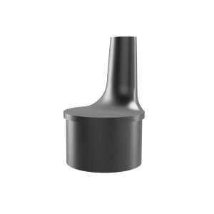 Stainless steel handrail offset rail converter weld on fitting for balustrades.